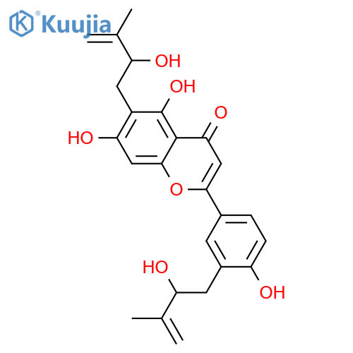 4',5,7-Trihydroxy-3',6-diprenylflavone; Δ3'',Δ3'''-Isomer, 2'',2'''-dihydroxy structure