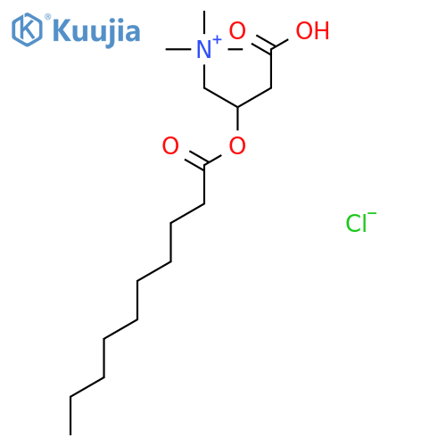 Decanoyl-L-carnitine chloride structure