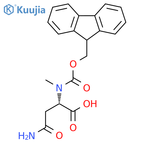 n-Fmoc-n'-methyl-l-asparagine structure