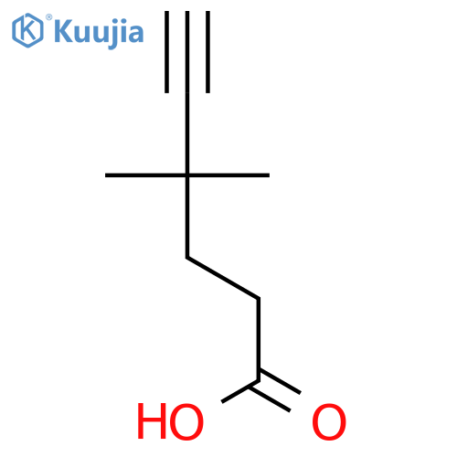 5-Hexynoic acid, 4,4-dimethyl- structure