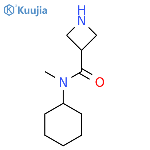 N-Cyclohexyl-N-methylazetidine-3-carboxamide structure