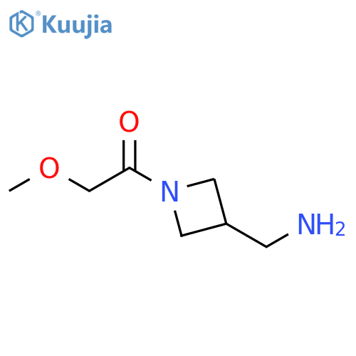 1-3-(aminomethyl)azetidin-1-yl-2-methoxyethan-1-one structure