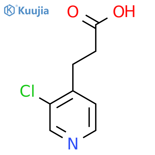 3-(3-chloropyridin-4-yl)propanoic acid structure