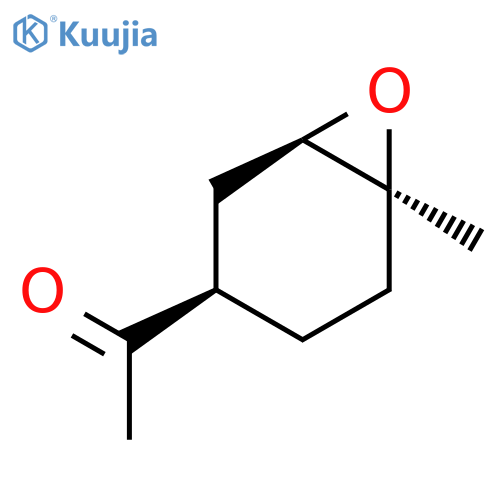 Ethanone,1-[(1R,3R,6S)-6-methyl-7-oxabicyclo[4.1.0]hept-3-yl]-, rel- structure
