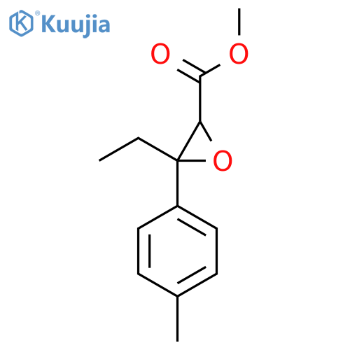 Methyl 3-ethyl-3-(4-methylphenyl)oxirane-2-carboxylate structure