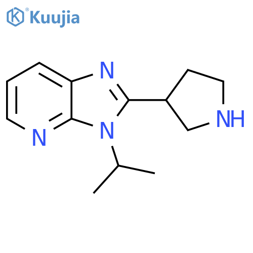 3-isopropyl-2-(pyrrolidin-3-yl)-3H-imidazo[4,5-b]pyridine structure