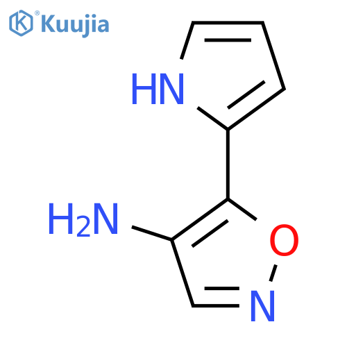 5-(1H-pyrrol-2-yl)-1,2-oxazol-4-amine structure