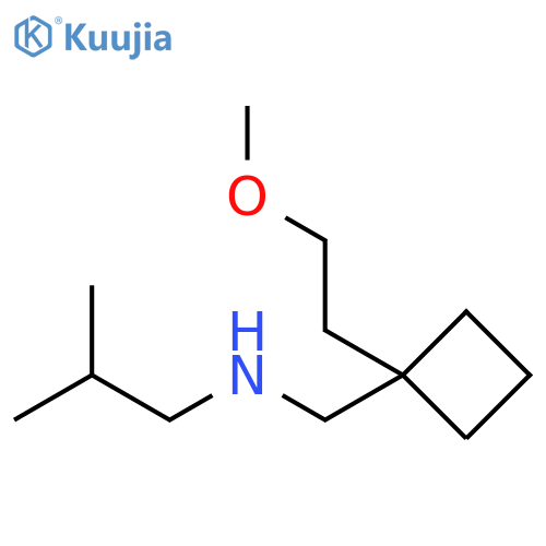 Cyclobutanemethanamine, 1-(2-methoxyethyl)-N-(2-methylpropyl)- structure