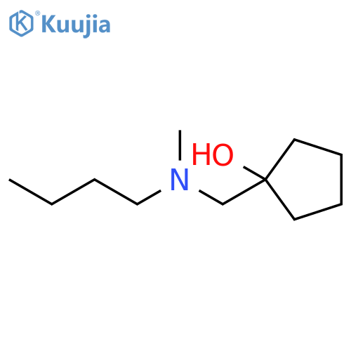 1-{butyl(methyl)aminomethyl}cyclopentan-1-ol structure