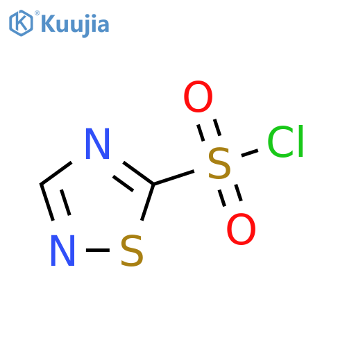1,2,4-Thiadiazole-5-sulfonyl chloride structure