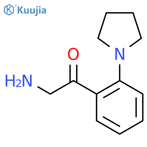 2-amino-1-2-(pyrrolidin-1-yl)phenylethan-1-one structure