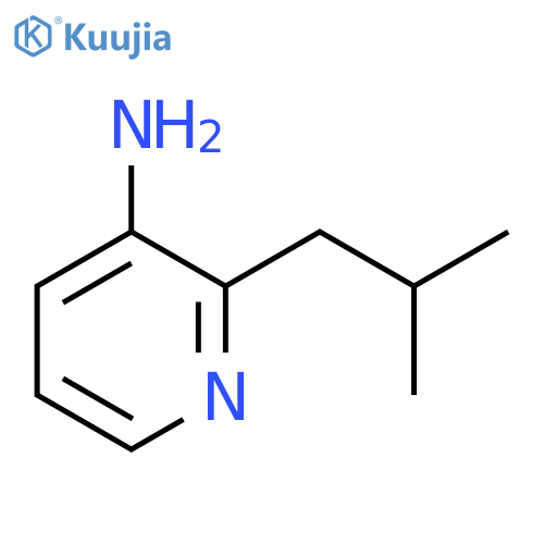 2-(2-methylpropyl)pyridin-3-amine structure