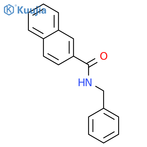 2-Naphthalenecarboxamide, N-(phenylmethyl)- structure