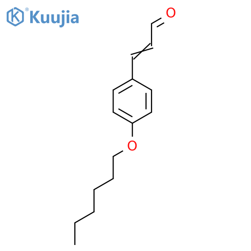 2-Propenal, 3-[4-(hexyloxy)phenyl]-, (2E)- structure