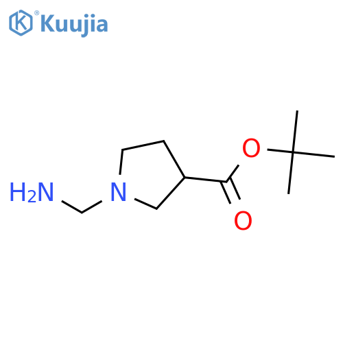 tert-butyl N-(pyrrolidin-3-ylmethyl)carbamate structure