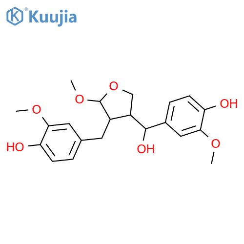 9,9'-Epoxy-8,8'-lignan-3,3',4,4',7,9'-hexol; (7R,8R,8'S,9'R)-form, 3,3',9'-Tri-Me ether structure