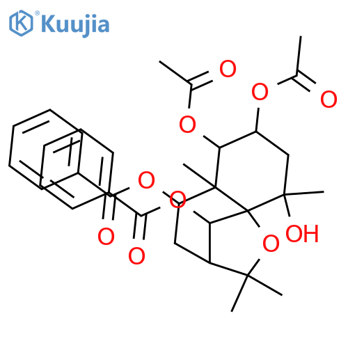 1,2,4,6,9-Pentahydroxydihydro-β-agarofuran; (1α,2β,4β,6β,9β)-form, 6,9-Dibenzoyl, 1,2-di-Ac structure