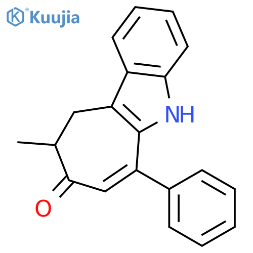 Cyclohept[b]indol-8(5H)-one, 9,10-dihydro-9-methyl-6-phenyl- structure