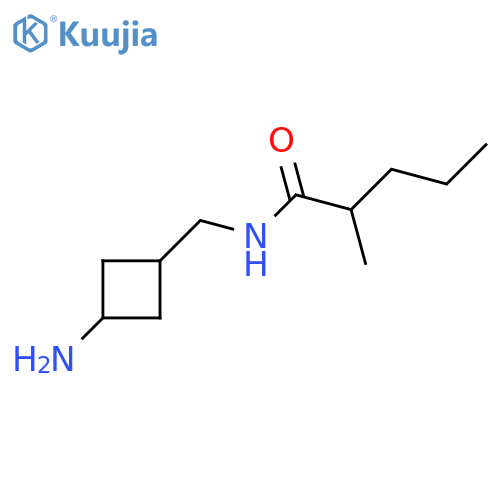 n-((3-Aminocyclobutyl)methyl)-2-methylpentanamide structure