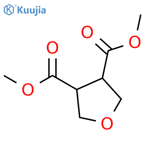 3,4-Furandicarboxylic acid, tetrahydro-, dimethyl ester structure