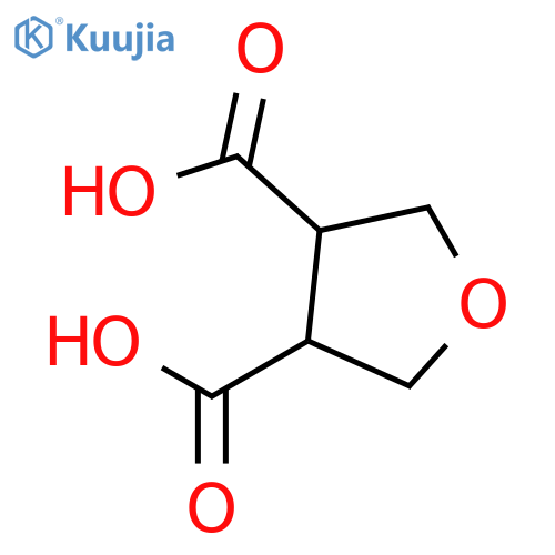 cis-Tetrahydro-furan-3,4-dicarboxylic acid structure