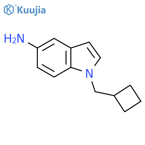1-(cyclobutylmethyl)-1H-indol-5-amine structure