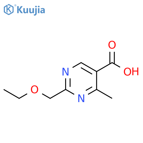 5-Pyrimidinecarboxylic acid, 2-(ethoxymethyl)-4-methyl- structure