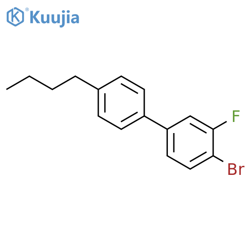 1,1'-Biphenyl,4-bromo-4'-butyl-3-fluoro- structure