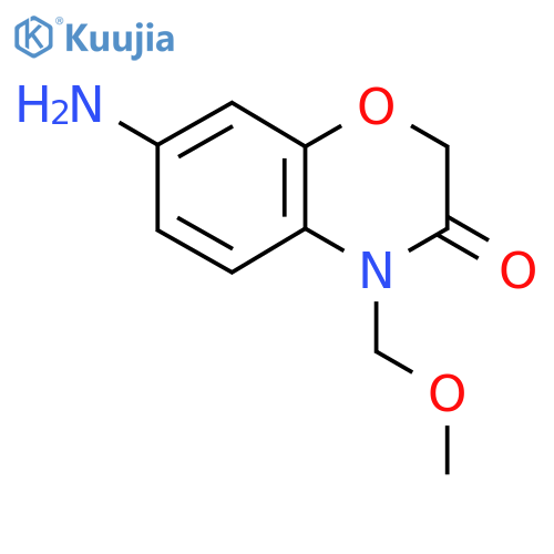 7-amino-4-(methoxymethyl)-3,4-dihydro-2H-1,4-benzoxazin-3-one structure