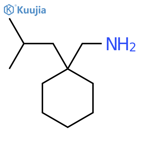 1-(2-methylpropyl)cyclohexylmethanamine structure