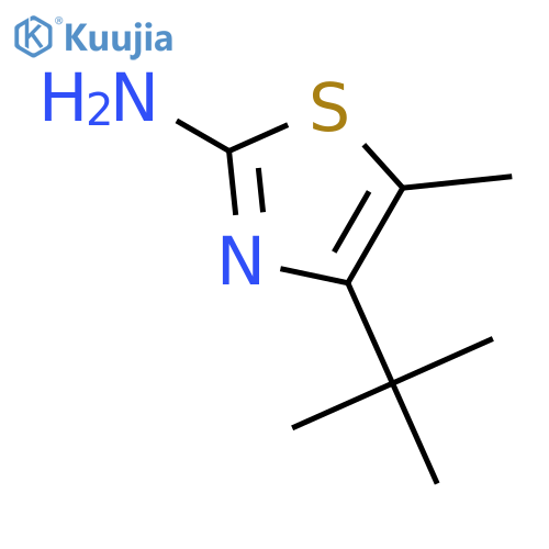2-Thiazolamine, 4-(1,1-dimethylethyl)-5-methyl- structure
