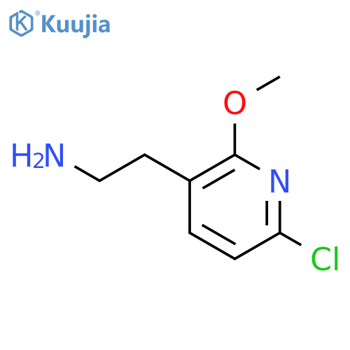 2-(6-chloro-2-methoxypyridin-3-yl)ethan-1-amine structure