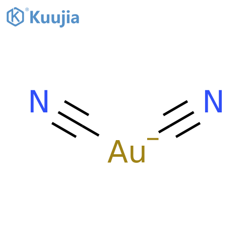 Potassium auricyanide structure