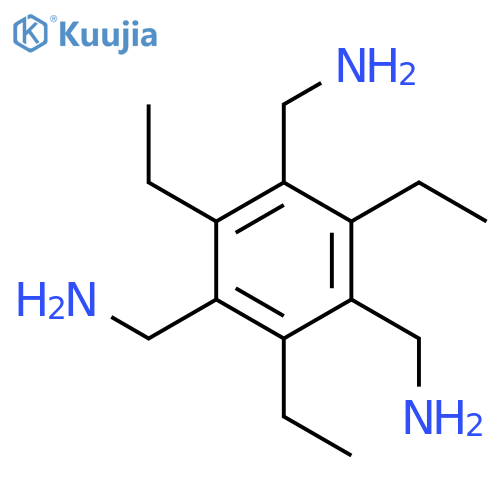 (2,4,6-Triethylbenzene-1,3,5-triyl)trimethanamine structure