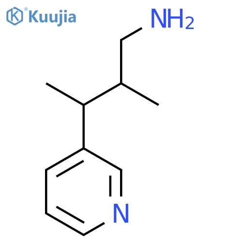 2-Methyl-3-(pyridin-3-yl)butan-1-amine structure