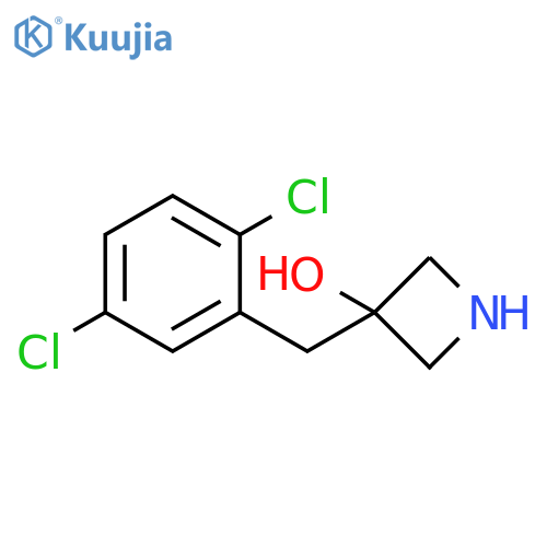 3-(2,5-dichlorophenyl)methylazetidin-3-ol structure
