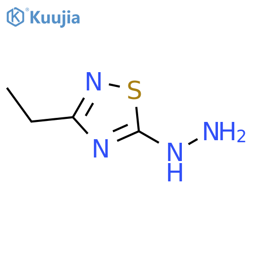3-ETHYL-5-HYDRAZINYL-1,2,4-THIADIAZOLE structure