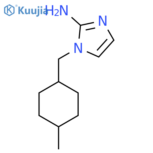 1-(4-methylcyclohexyl)methyl-1H-imidazol-2-amine structure