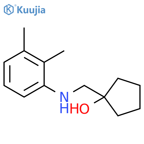 1-{(2,3-dimethylphenyl)aminomethyl}cyclopentan-1-ol structure