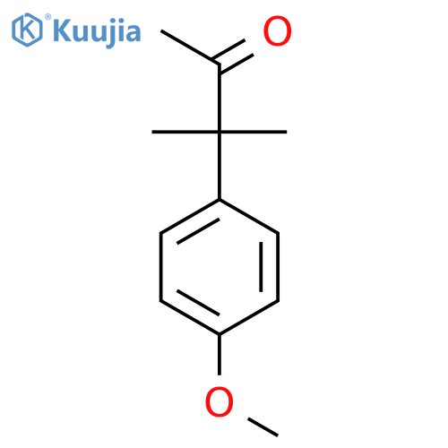 3-(4-Methoxyphenyl)-3-methylbutan-2-one structure