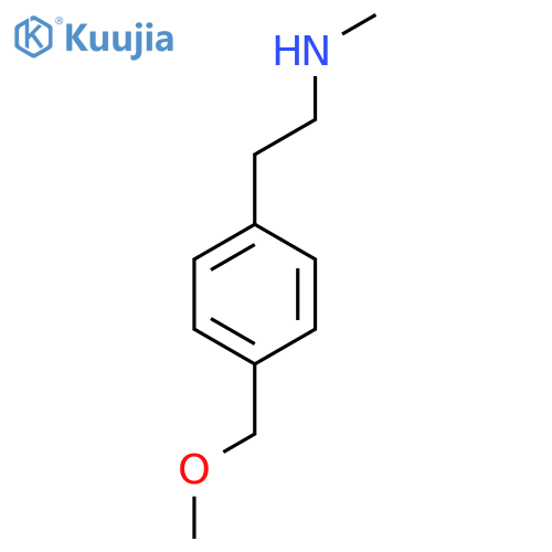 {2-4-(methoxymethyl)phenylethyl}(methyl)amine structure
