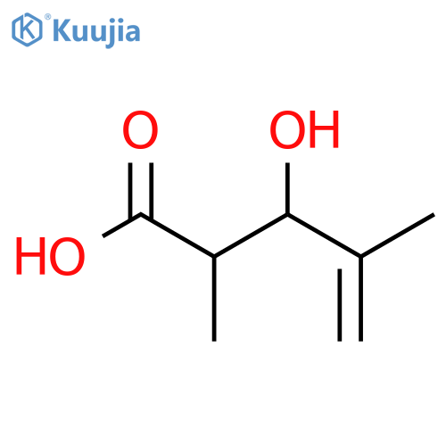 3-Hydroxy-2,4-dimethylpent-4-enoic acid structure