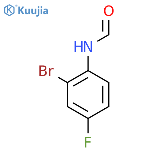 N-Formyl 2-bromo-4-fluoroaniline structure
