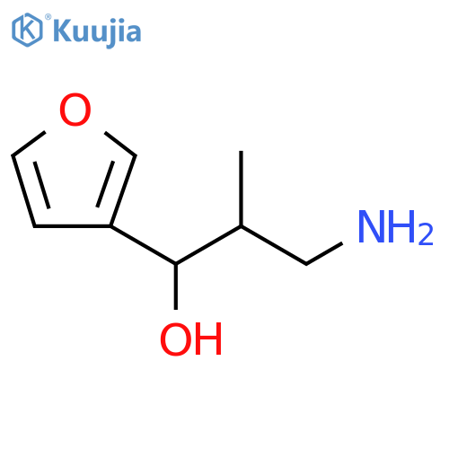 3-Furanmethanol, α-(2-amino-1-methylethyl)- structure