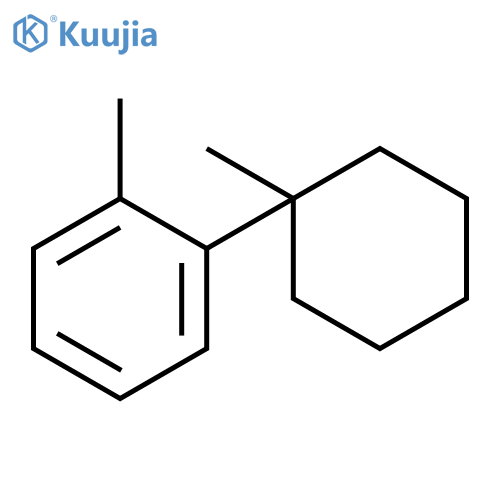 1-Methyl-2-(1-methylcyclohexyl)benzene structure