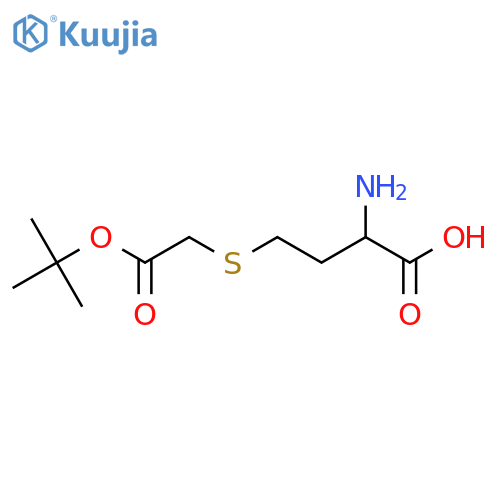 2-amino-4-{2-(tert-butoxy)-2-oxoethylsulfanyl}butanoic acid structure