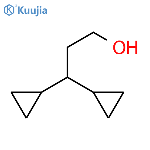 3,3-dicyclopropylpropan-1-ol structure