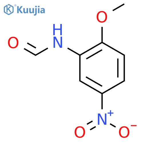 2-METHOXY-5-NITROFORMANILIDE structure