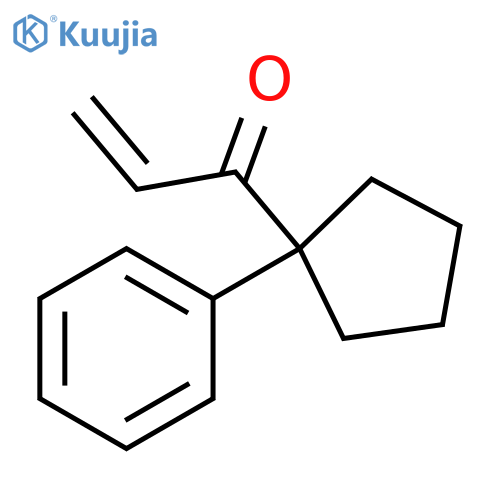 1-(1-phenylcyclopentyl)prop-2-en-1-one structure