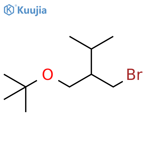 Butane, 1-bromo-2-[(1,1-dimethylethoxy)methyl]-3-methyl- structure
